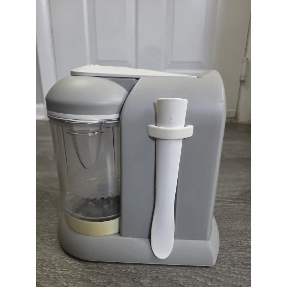 BEABA Babycook Solo 4 in 1 Baby Food Maker Cloud Grey Food Processor Box GUC